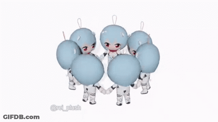 Rei Cartoons Rotating Loop GIF