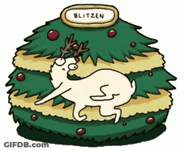 Reindeer Blitzen GIF