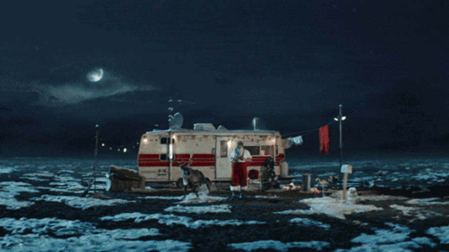 Reindeer Flying Byeeee GIF