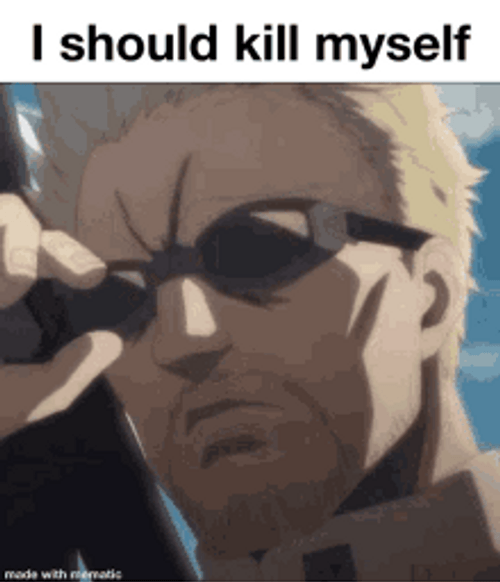 Reiner Braun Attack On Titan Kill Myself GIF