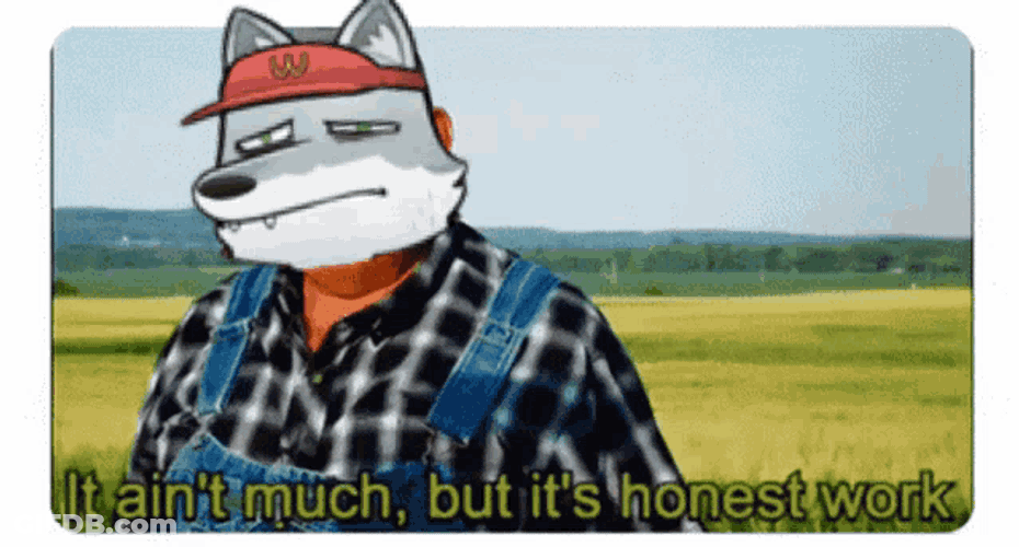 Rekt Wolf Aint Much Farmer GIF