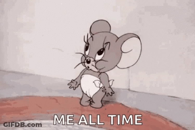 Relatable Mouse Funny Cartoon GIF