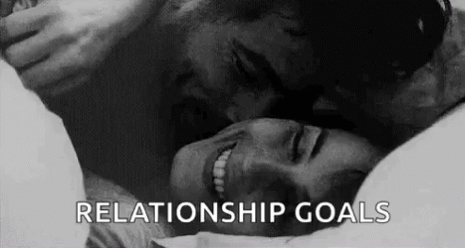 Relationship Goals Happy Couple Cuddling GIF