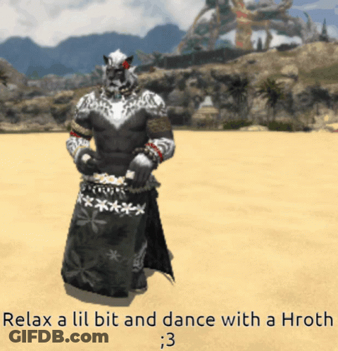 Relax A Lil Bit And Dance With Hroth GIF