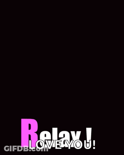 Relax God Is In Charge Sign GIF