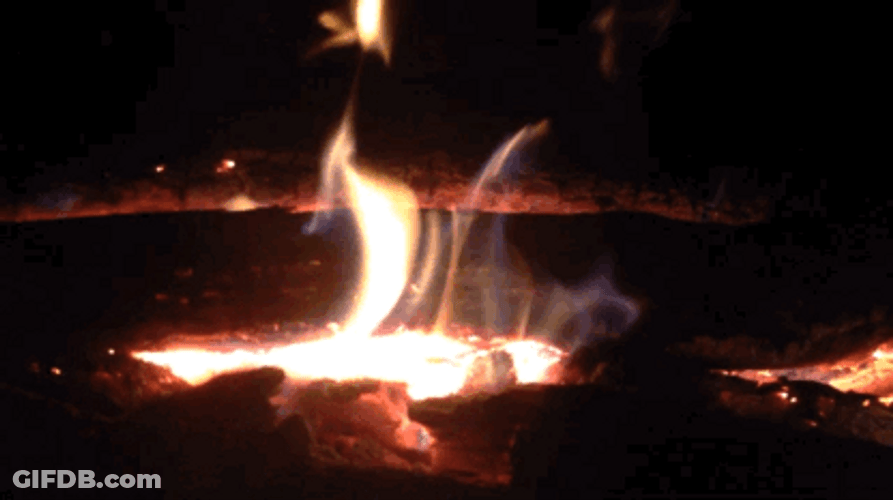 Relaxing Fire Heat GIF