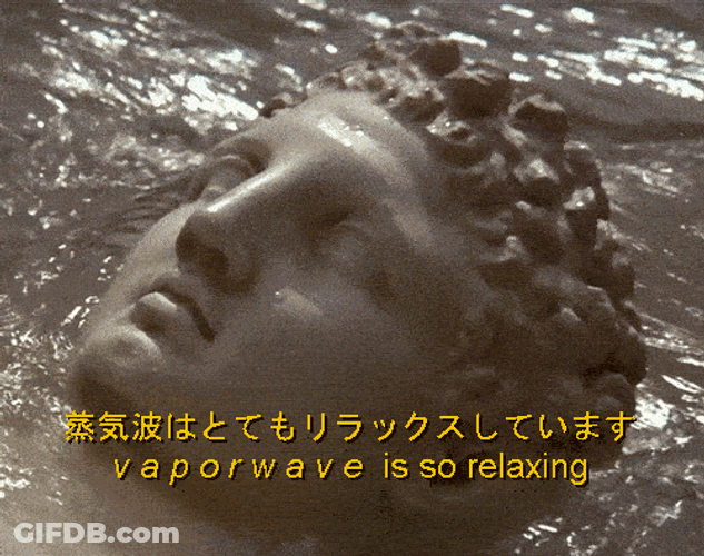 Relaxing Vaporwave Flow GIF