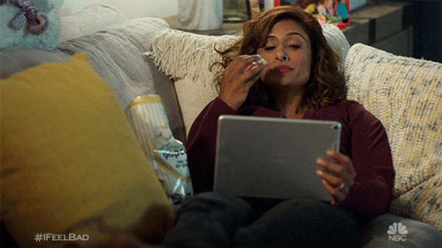 Relaxing While Eating GIF