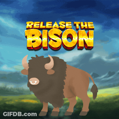 Release The Bison Advertisement GIF