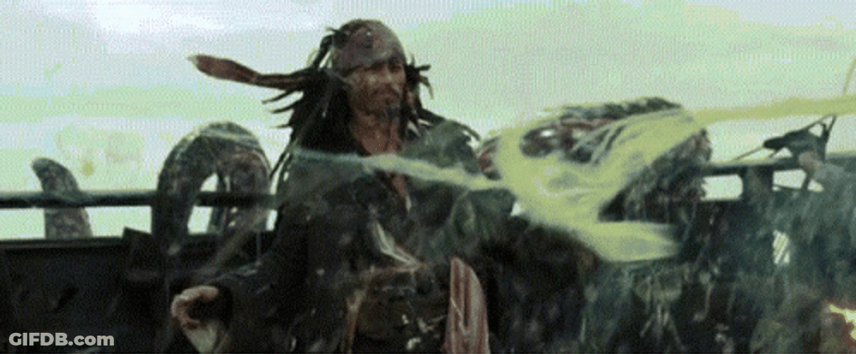 Release The Kraken Jack Sparrow GIF