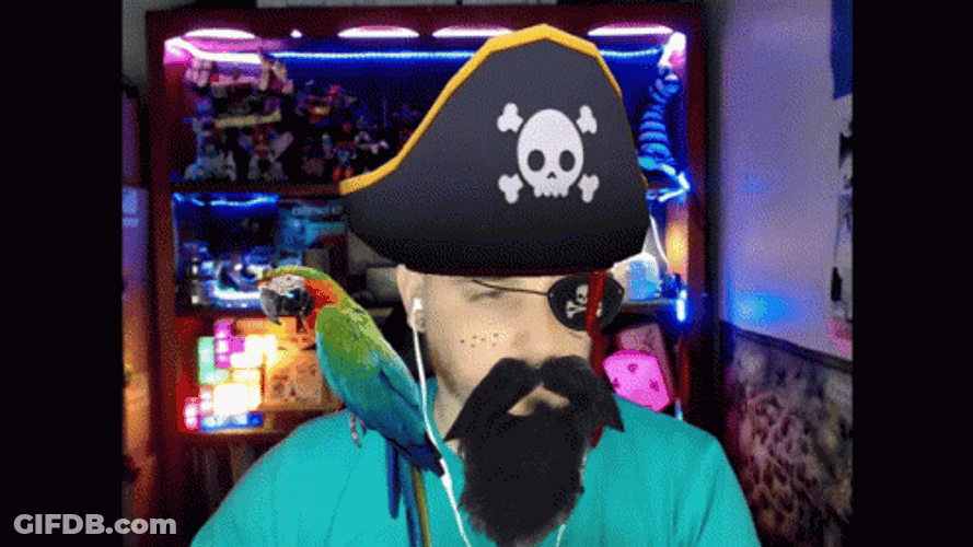 Release The Kraken One-Eyed Pirate GIF