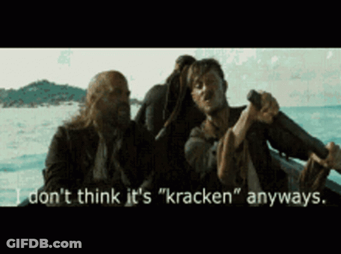 Release The Kraken Sailing Pirates GIF