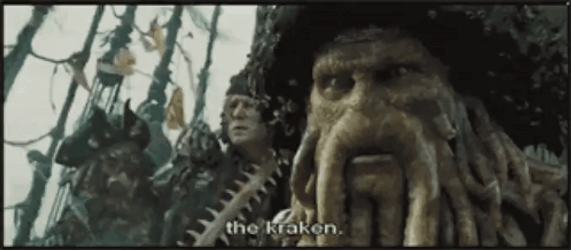 Release The Kraken Scary Sea Monster GIF
