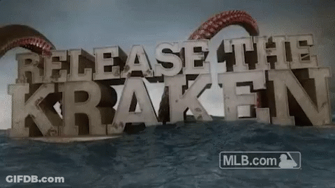 Release The Kraken Sign In Ocean GIF