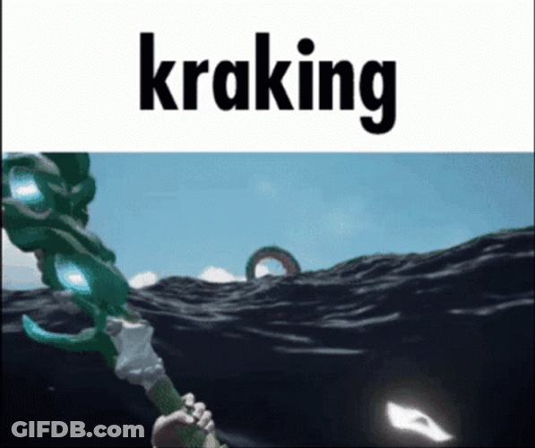 Release The Kraken Video Game GIF