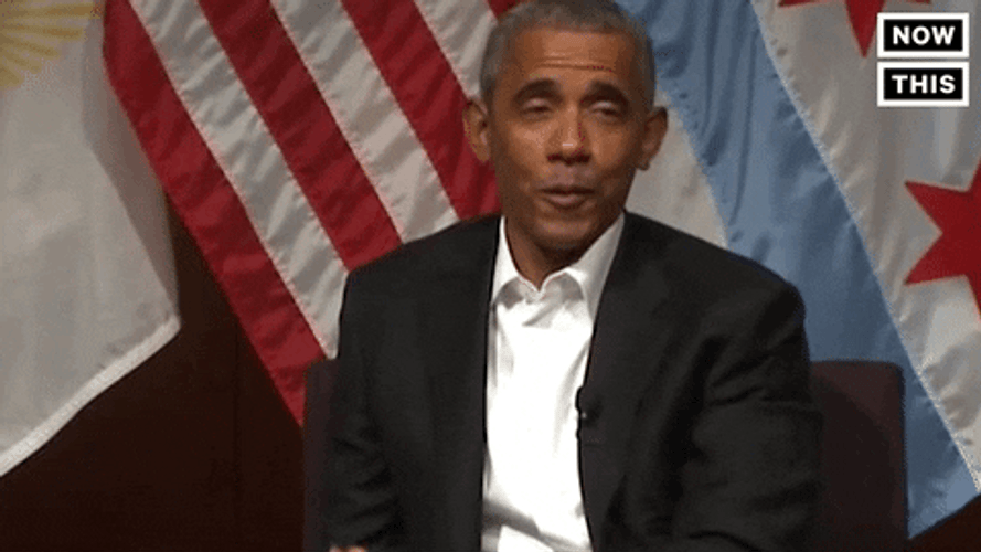 Relief Phew Barack Obama GIF