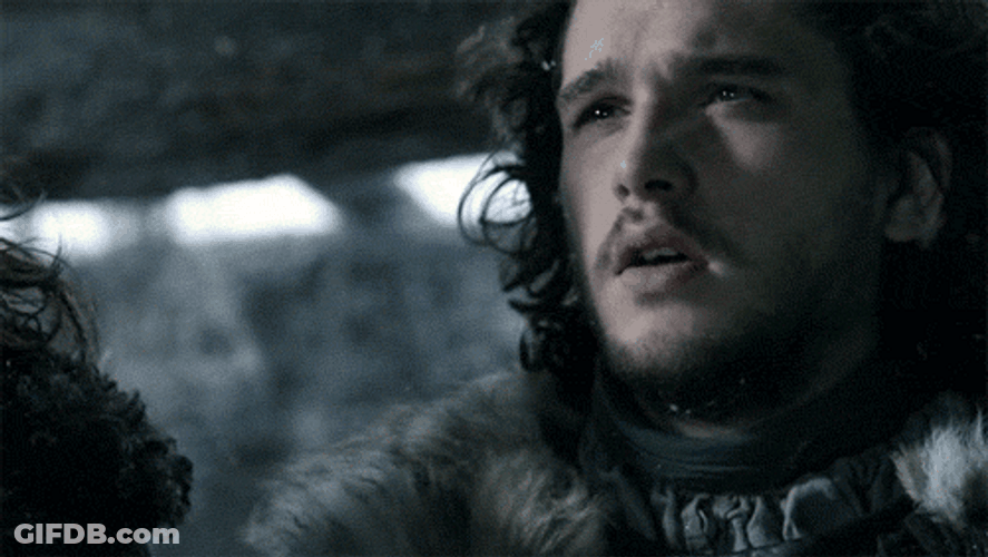 Relief Sigh Jon Snow Game Of Thrones GIF
