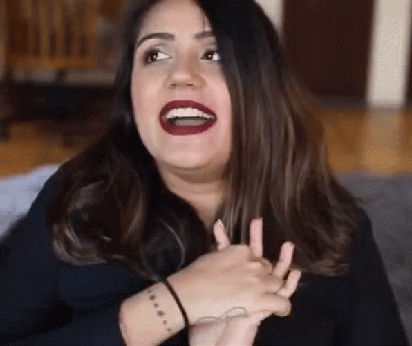 Relieved Sigh Of Woman GIF