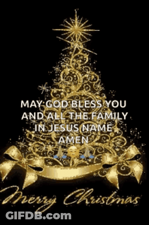 Religious Christmas Digital Text Greetings GIF