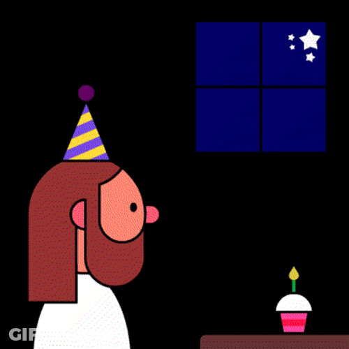 Religious Christmas Jesus Checking Phone GIF