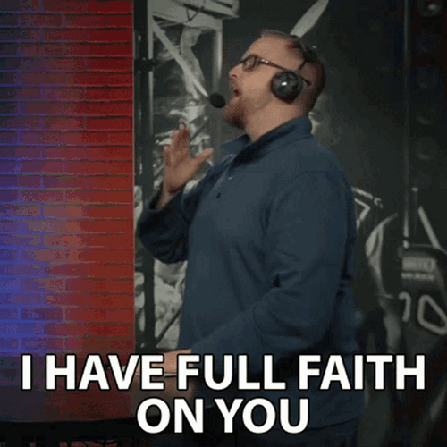 Religious Guy Full Faith On You GIF