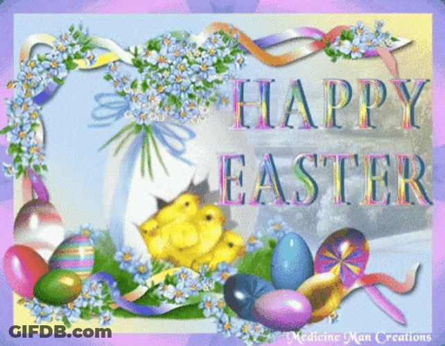 Religious Happy Easter Bunny GIF