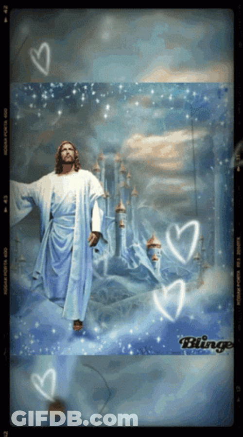 Religious Happy Easter Jesus Christ Image Slideshow GIF