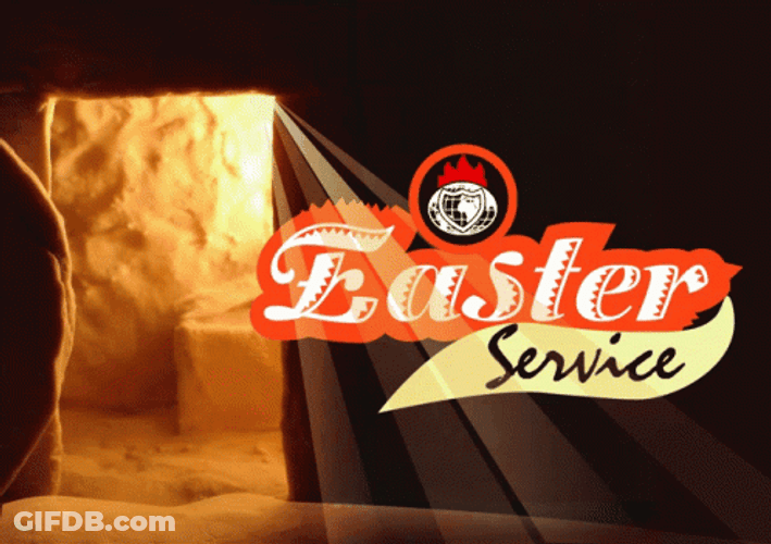 Religious Happy Easter Light Shining GIF