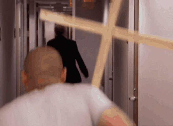 Religious Man Holding Cross GIF