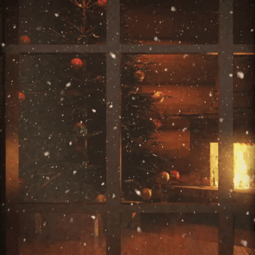 Religious Merry Christmas Holiday Card GIF