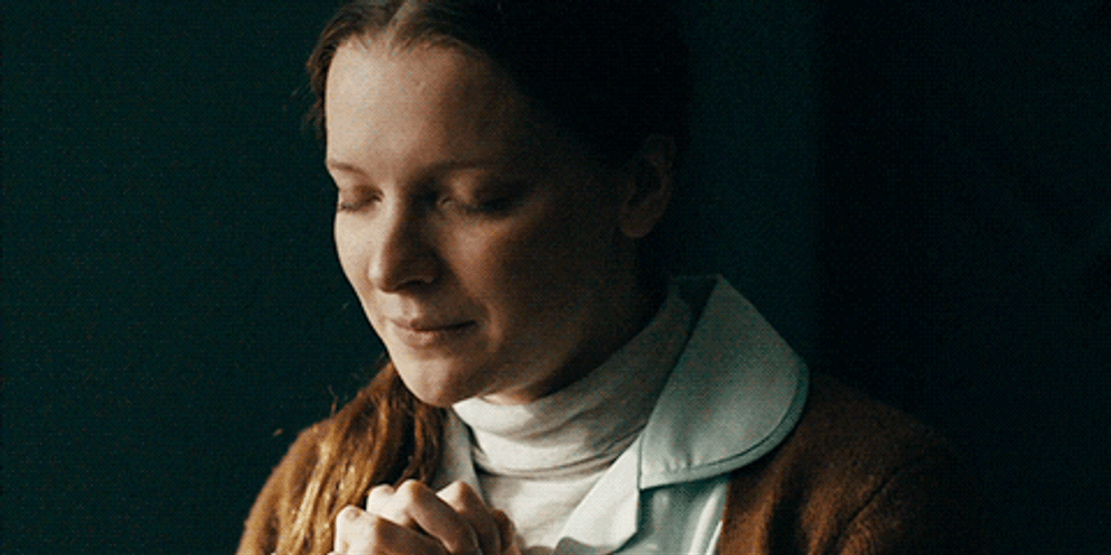 Religious Morfydd Clark GIF