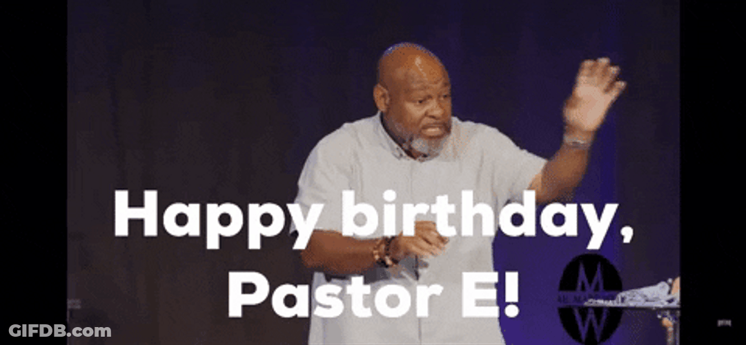 Religious Pastor E Happy Birthday GIF