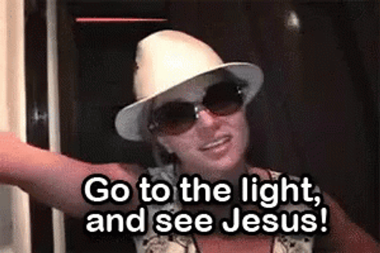 Religious Woman See Jesus GIF