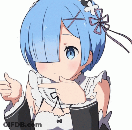 Rem Re Zero Anime Dance Kawaii GIF