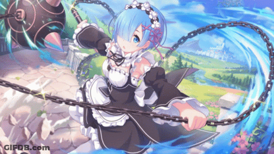 Rem Re Zero Anime Fantasy GIF