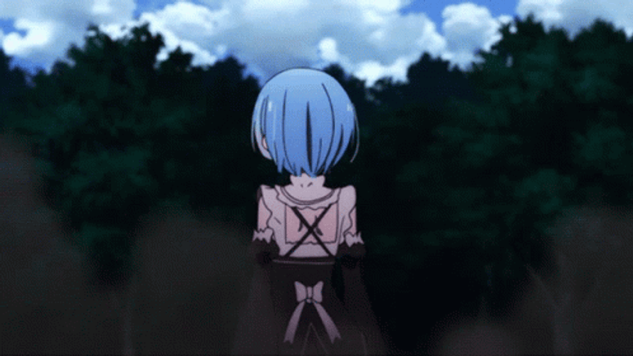 Rem Re Zero Anime Horn GIF