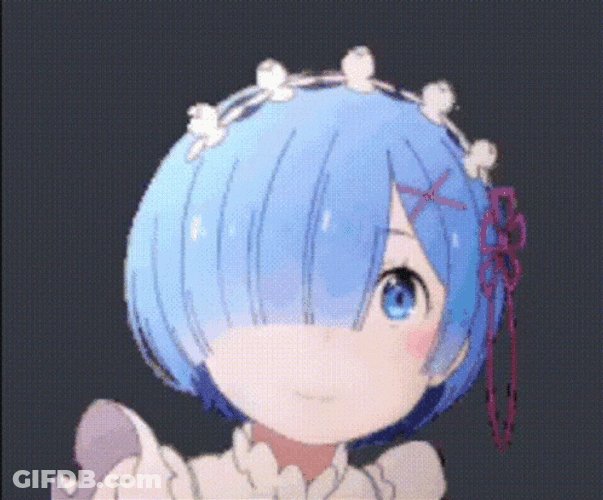 Rem Re Zero Anime Kawaii GIF