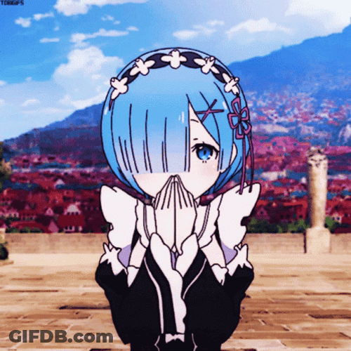 Rem Re Zero Anime Please GIF