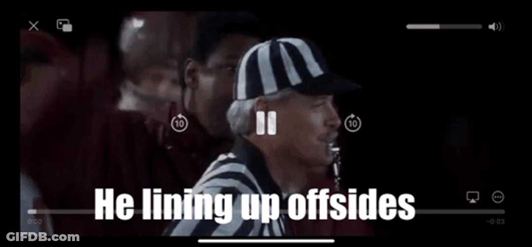 Remember The Titans He Lining Up Offsides GIF