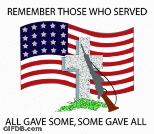 Remember Those Who Served Poster GIF
