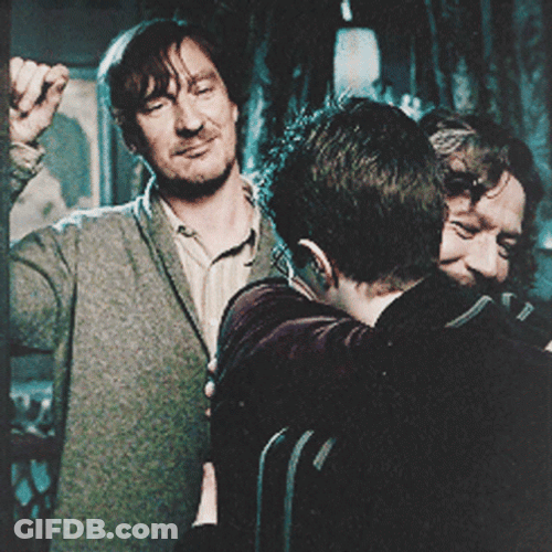 Remus Lupin Hugging GIF