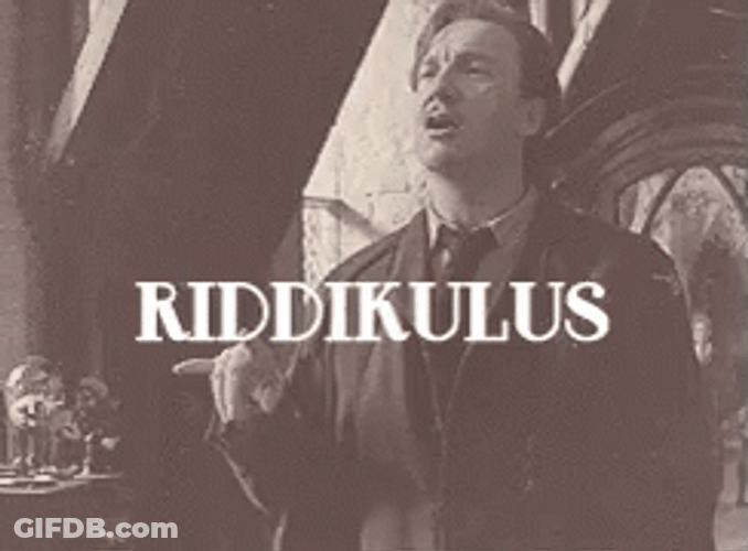 Remus Lupin Riddikulus GIF