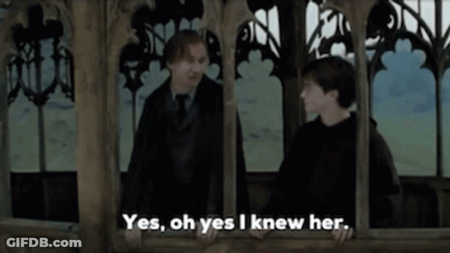 Remus Lupin Yes I Knew Her GIF