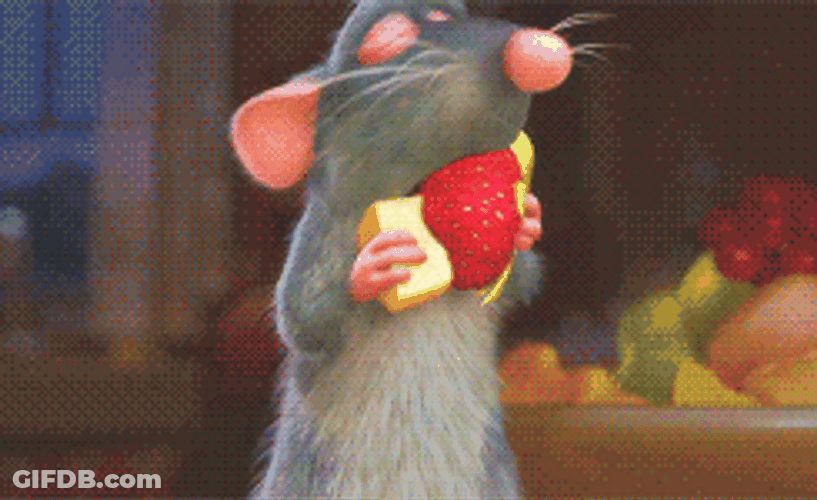 Remy Eating Moment Ratatouille GIF