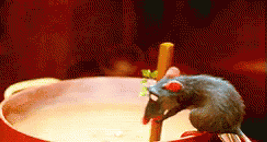 Remy Tasting Food Ratatouille GIF