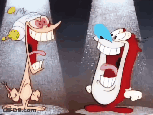 Ren And Ren From Ren And Ren Are Laughing Together GIF