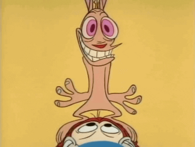 Ren And Stimpy Saw Animation Plushes GIF