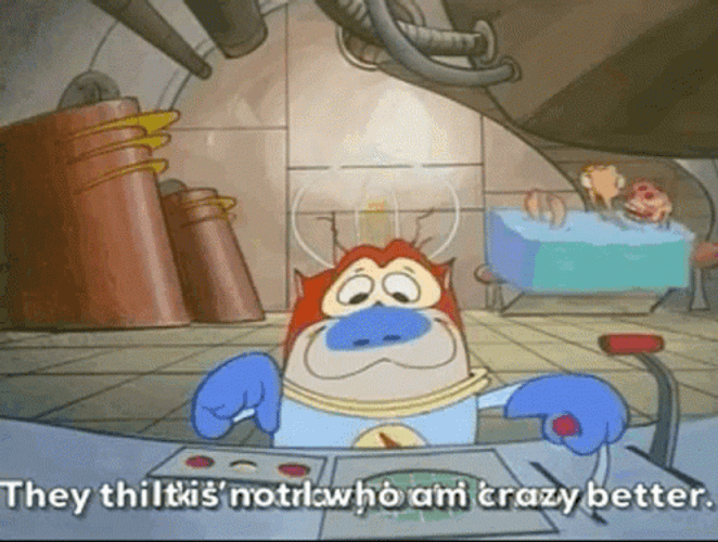 Ren And Stimpy Saw It Is Not I Who Am GIF