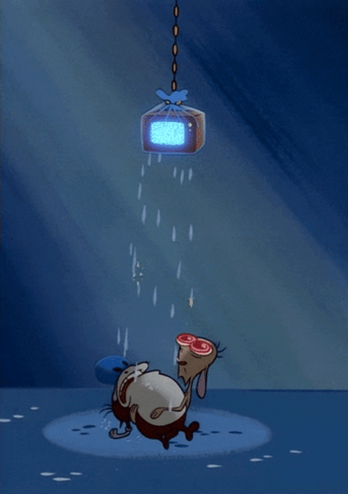 Ren And Stimpy Saw My Shiny Friend GIF