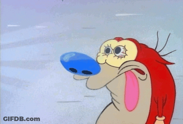 Ren And Stimpy Saw GIF